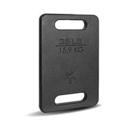 Yes4All 51F7 Cast Iron Rucking Weight Plate for Backpack, 15,9 KG | 35 POUND, Black