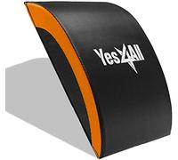 Yes4All Ab Exercise Mat/Abs Wedge - Sit Up Pad - Abdominal & Core Trainer Mat for Full Range of Motion Ab Workouts, Orange