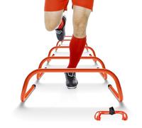 Yes4All Agility Hurdles with Carry Strap/Speed Ladder Soccer Training Equipment, Agility Training Equipment for Multi Sports