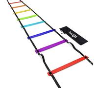 Yes4All Agility Ladder 8/12/20 Rungs, up to 7.6M, Football Ladder Training, Speed Training Equipment, Workout Ladder, Exercise Ladder for Soccer, Football, Rugby, Tennis, Basketball Practice