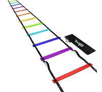 Yes4All Agility Ladder 8/12/20 Rungs, up to 7.6M, Football Ladder Training, Speed Training Equipment, Workout Ladder, Exercise Ladder for Soccer, Football, Rugby, Tennis, Basketball Practice