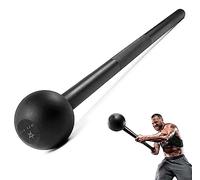 Yes4All Alloy Steel Mace Macebell, Weighted Bar for Strength Training, Shoulder, Grips & Forearms Workouts - Gym Hammer with Multiple Size