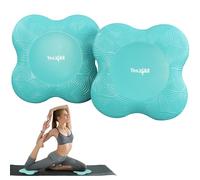 Yes4All Anti-Slip Thick Yoga Knee Pad - Turquoise Neo Green