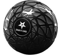 Yes4All BW7V Slam Balls 4.5 - 18.1kg/Slam Medicine Ball Version/Sand-Filled No-Bounce Exercise Ball, Suitable for Crossfit Workout and Strength Training (Black) - 11.3kg, Dynamic Black