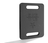 Yes4All Cast Iron Ruck Weight for Backpacks - Multiple Sizes Gym Equipment for Rucking, Swings, Squats, Strength Training, and Home Exercises, Black