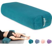 Yes4All DWYZ Triple-Layer Sponge Yoga Bolster Pillow, Bolster Pillow with Memory Foam Provides a Foundation for Journey to Inner Peace (Emerald)