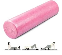 Yes4All EPP Exercise Foam Roller - Extra Firm High Density Foam Roller - Best for Flexibility and Rehab Exercises (24 inch, Fuschia Rose)