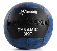 Yes4All GKAD 3 kg Dynamic Wall Ball/Soft Medicine Ball, Wall Med Ball for Full Body Workout and Strength Exercise