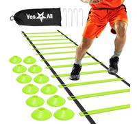 Yes4All HBNV Agility Ladder, Combo Lime