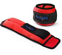 Yes4All HWD8 Neoprene Wrist Ankle Weight, 4.5 KG Pair = 2 * 2.25 KG, Red