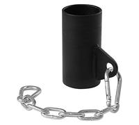 Yes4All KKTV Deluxe T-Bar Row Platform - Full 360° Swivel & Easy to Install - Fits 2.5 cm Standard and 5 cm Olympic Bars, E. Black Single Eyelet