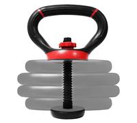 Yes4All LDN6 Adjustable Kettlebell Handle, Weight Plate Converter, Red