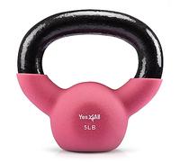 Yes4All Neoprene Coated Kettlebell Weights, Strength Training Kettlebells (2.3 kg - Fruit Dove)