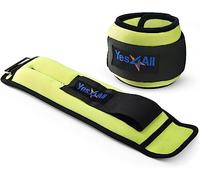 Yes4All Neoprene Wrist Weights Pair for Women Men with Mutiple Size (0.9 kg - 4.5 kg) - Unisex Ankle Weights for Walking, Rucking, Calisthenics