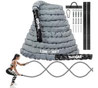 Yes4All Others Battle Rope with Cover - Grey 1.5 in 30 ft
