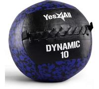 Yes4All P3JT 4.5 kg Dynamic Wall Ball/Soft Medicine Ball, Wall Med Ball for Full Body Workout and Strength Exercise, Camuflaje azul marino