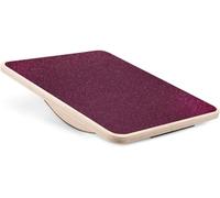 Yes4All Professional Rocker Balance Board for Physical Therapy | 17.5” Rocker Board, Rocker Wooden Balance Board for Balance & Rehabilitation Exercises (Red)