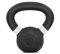 Yes4All QZHJ Powder Coated Kettlebell Weight, 4 kg, White