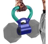 Yes4All TPH9 Kettlebell Grip, Teal and Blue, Convert Dumbbells into Kettlebells