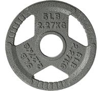 Yes4All Tri-Grip Handles Olympic Weight Plates/Cast Iron Weight Plates, Suitable for Barbell Exercises, Strength, Flexibility Training