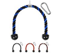 Yes4All Unisex Pull Down Tricep Rope - 36 Inch Cable Attachment - Blue Black, 91.4 cm