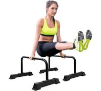 Yes4All Unisex Xdjs Yes4All Steel Parallettes Push Up Bars Parallette Bars Push Up Stand with Non Slip Rubber Feet 24x, 1.5-inch Diameter, 12 Rings UK