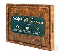 Yes4All UNKP End Grain Acacia Cutting Board - 17x13x1.5 in