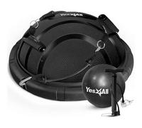 Yes4All Upgrade Combo Half Balance Trainer Ball with Resistance Bands & Pilates Ball (Black, Blue) for Training Core Strength