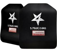 Yes4All URFN Ideal Curved Tactical Weight Vest Plates 5.75lb/ Weights Carrier Plate For Body Workout, Intensive Training, Rucking And Cardio, 2.6 kg