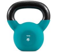 Yes4All YCBQ Neoprene Coated Kettlebell Weights, Strength Training Kettlebells - 10KG Teal
