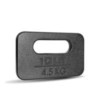 Yes4All ZC4Y Cast Iron Rucking Weight Plate for Backpack, 4,5 KG | 10 POUND, Black