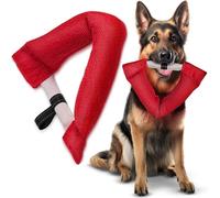 YES4QUALITY Dog Toy - Tug of War for Dogs - Horseshoe Shape Pull and Play Toy for 2 Dogs - 27x30 cm, Fun Fuchsia - Durable Training and Exercise Equipment for Medium to Large Breeds