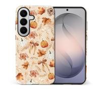 Yesad Case Compatible with Samsung Galaxy S26, Cute Dual Layer Hybrid Phone Cover, Military Grade Drop Protection, Aesthetic Shockproof Phone Case for Women Girls, Fall Autumn Harvest