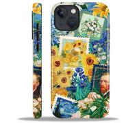 Yesad Case for iPhone 13 14, Hybrid 2-Layer Case, Shockproof Military-Grade Protection Durable Anti-Scratch Phone Case for Woman Man Boy Girl, Vincent Van Gogh Collage