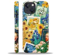 Yesad Case for iPhone 14 Plus, Hybrid 2-Layer Case, Shockproof Military-Grade Protection Durable Anti-Scratch Phone Case for Woman Man Boy Girl, Vincent Van Gogh Collage