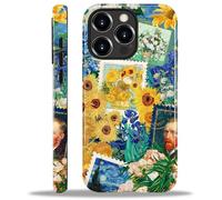 Yesad Case for iPhone 15 Pro Max, Hybrid 2-Layer Case, Shockproof Military-Grade Protection Durable Anti-Scratch Phone Case for Woman Man Boy Girl, Vincent Van Gogh Collage