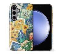 Yesad Case for Samsung Galaxy S25, Hybrid 2-Layer Case, Shockproof Military-Grade Protection Durable Anti-Scratch Phone Case for Woman Man Boy Girl, Vincent Van Gogh Collage