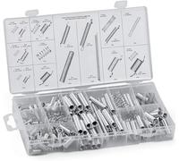 Yesallwas 200 Pcs Springs Assortment Set, 20 Kinds Tension & Compression Springs Box