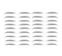 Yesallwas 4D Eyebrow Tattoo Sticker 18-Pairs False Eyebrows Stick On Waterproof Makeup Eyebrow Transfers Stickers for Women Lady 2 Sheets (STM-05)