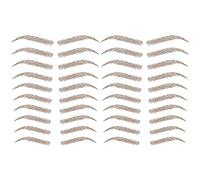 Yesallwas 4D Eyebrow Tattoo Sticker 20-Pairs False Eyebrows Long Lasting Waterproof Makeup Eyebrow Transfers Stickers for Women Lady 2 Sheets (style11 JD-08)