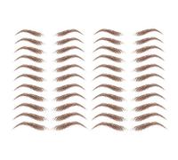 Yesallwas 4D Eyebrow Tattoo Sticker 22-Pairs False Eyebrows Long Lasting Waterproof Makeup Eyebrow Transfers Stickers for Women Lady 2 Sheets (JD-11)