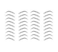 Yesallwas 4D Eyebrow Tattoo Sticker False Eyebrows Long Lasting Waterproof Makeup Eyebrow Transfers Stickers for Women Lady 2 Sheets (BLACK-11)