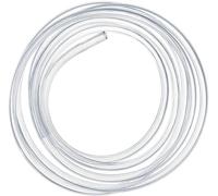 Yesallwas PVC Clear Plastic Tube Pipe, 9mm ID x 11mm OD 3 Meter 9.8ft PVC Transparent Hose Plastic Vinyl Tubing for Water Air Pump