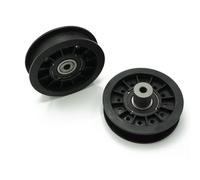 YESAY 2PACK Flat Drive Idler Pulley AM138079 AM134501 AUC11239 Compatible with John Deere Tractors X300 X304 X310 X320 X324 X330 X340 X350 X380 X584