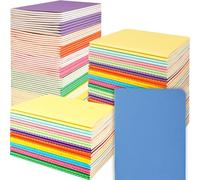YesBes 100 Pack Mini Composition Notebook Bulk, Small Pocket Notebook 3.5 Inch x 5.5 Inch, Colored Notebook Wide Ruled, 10 Colors 24 Sheets (48 Pages) for Traveler, Students, School Supplies
