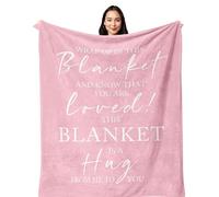 Yesbird Get Well Soon Gifts for Women, Presents for women, Birthday/Unusual/Pink Gift for Women, Thinking of You Gifts, Hamper/Pamper/Inspirational Gifts, Hug Blanket 150X130CM