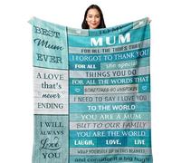 Yesbird Mum Birthday Gifts, Gifts for Mum, Birthday Gifts for Mum from Daughter/Son, Presents for Mum/Mothers/Mummy, Best Mum Gifts for Christmas/Valentine's Day/Mothers Day, Mum blanket 150X130CM
