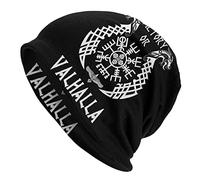 YeSbTx Print Hat Viking Men's Women's Beanie Valhalla Knit Hat Hip Hop Earmuffs Hat Street Beanie Outdoor Hat (Color : Hat, Size : Get One)