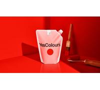 Yescolours Electric Red Eggshell Paint, 8 Litres, Premium, Low Voc, Pet Friendly, Sustainable, Vegan