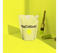 Yescolours Electric Yellow Matt Emulsion Paint, 1 Litre